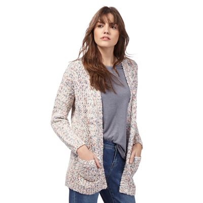 Mantaray Pale pink knitted cardigan